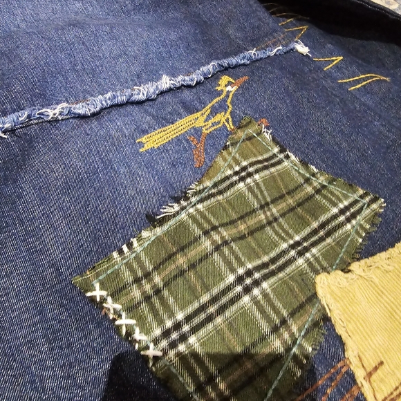 Double D Ranch Denim Jacket With Accents - Size XL - Picture 7 of 11